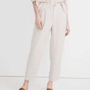 Madewell Linen-Blend Track Trousers